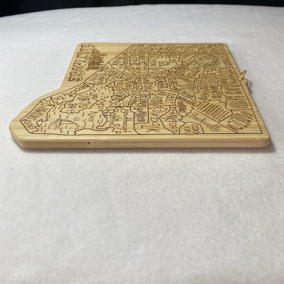 Baltimore City Cutting Serving Charcuterie Board Totally Bamboo 12” Decor - Picture 5 of 10
